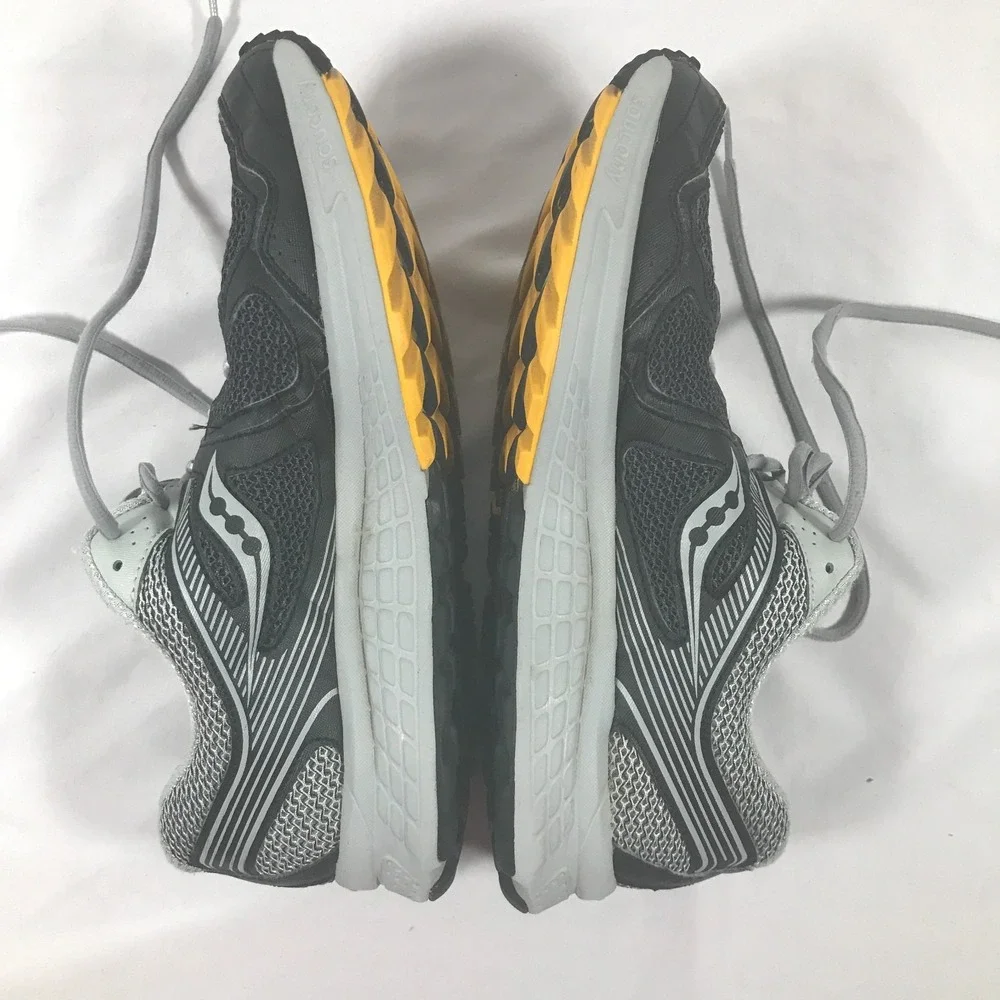 Saucony Mens Cohesion 10 Running Shoes Black Grey Silver S25340-1 Size 9